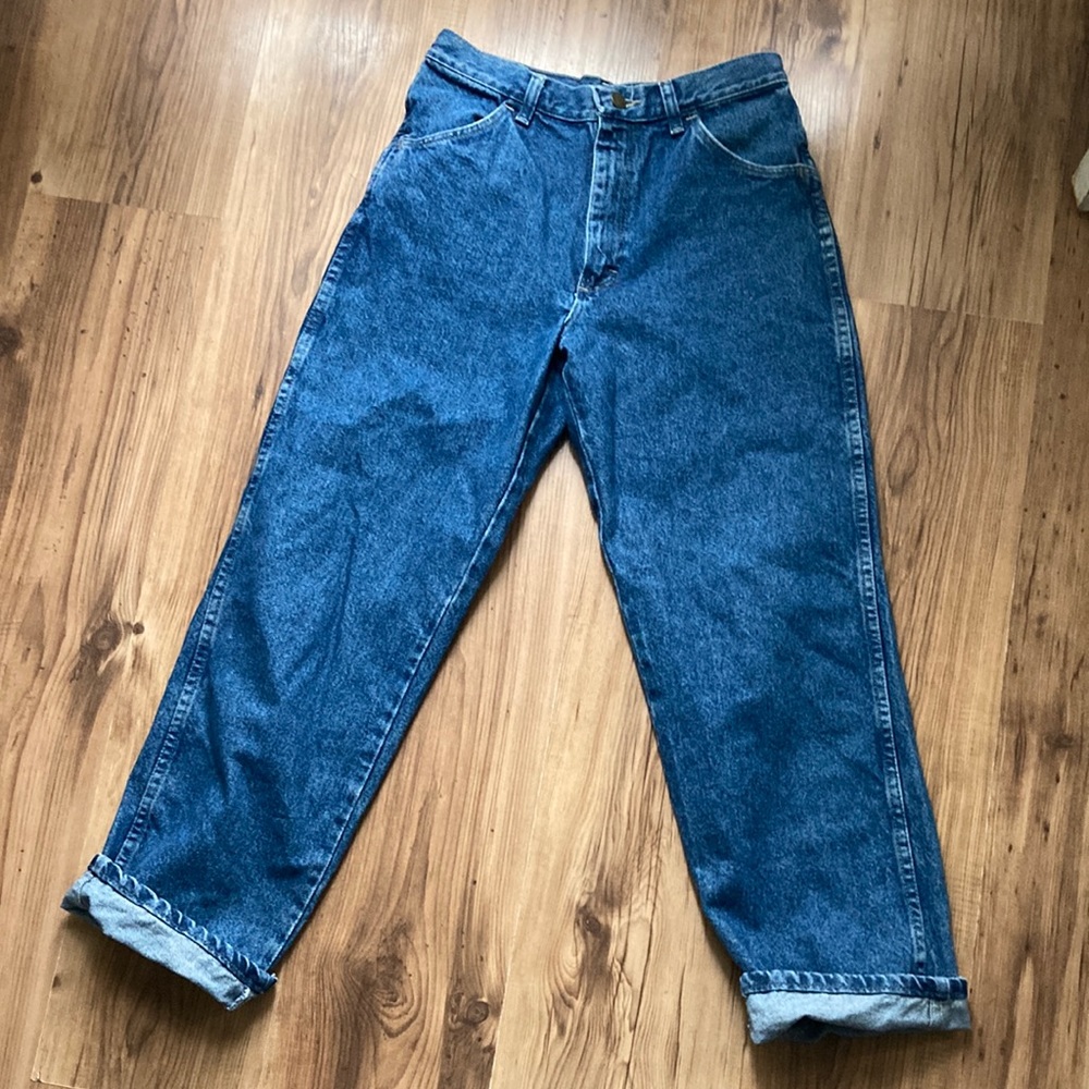 VINTAGE high waist straight jeans